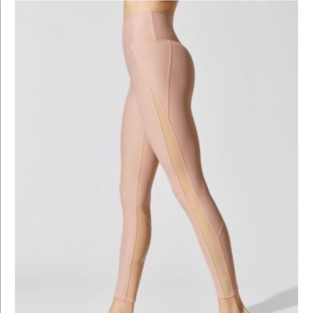 NWOT Mesh Inset High-Rise Full Length Legging